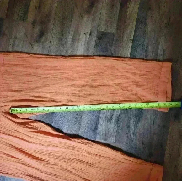 Skies Are Blue Lightweight Orange Collared Utility Jumpsuit Size Small - Picture 8 of 11